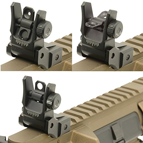 Flip-Up Rear Sight with Tool-Free Windage Adjustment