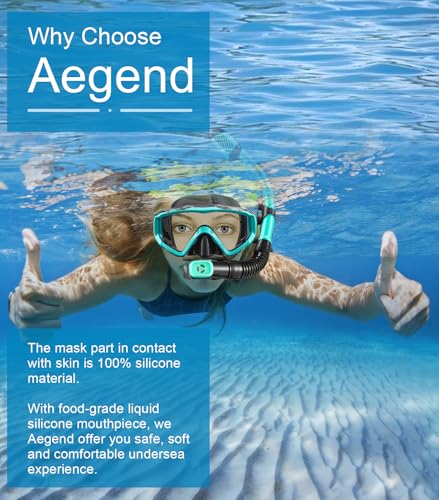 Anti-Fog Snorkeling Gear Set with Panoramic Mask & Dry Snorkel