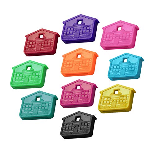 House Key Caps - Pack of 10 Assorted Colors