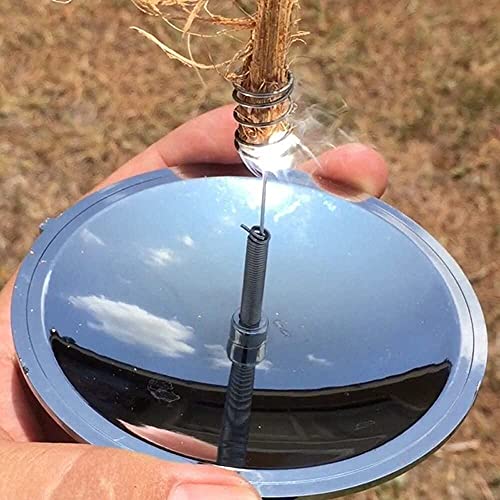 Solar Fire Starter - Portable Parabolic Mirror for Camping & Survival