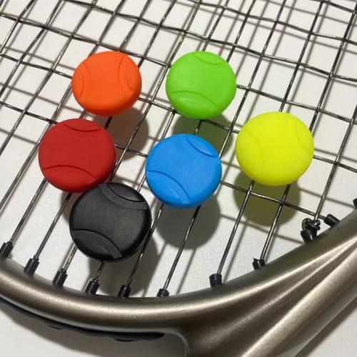 Tennis Dampeners - 6 Pack Soft Silicone Vibration Absorbers