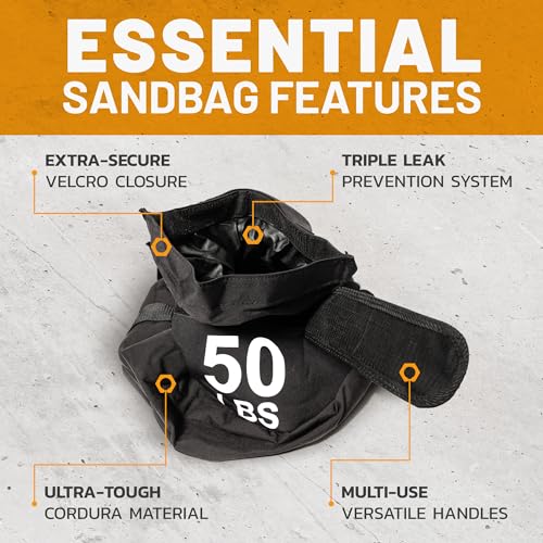 150 lb Strongman Sandbag - Heavy-Duty Fitness Training Bag