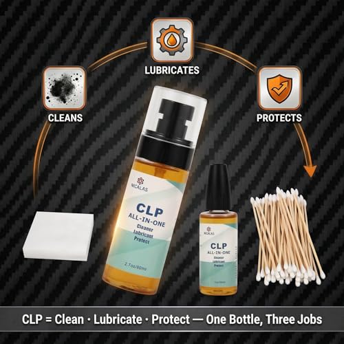 CLP Gun Cleaning Oil 3.7oz - All-in-One Maintenance Kit with Swabs & Wipes