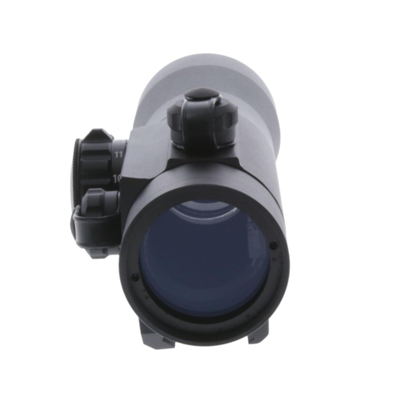 TruGlo Red-Dot Traditional Mount 2x42mm Hunting Tactical Weapon Sight with 11-Position Rheostat for Brightness Adjustment, Black