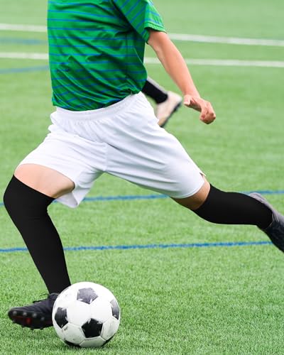 High Football Socks - Medium Size - Black and White