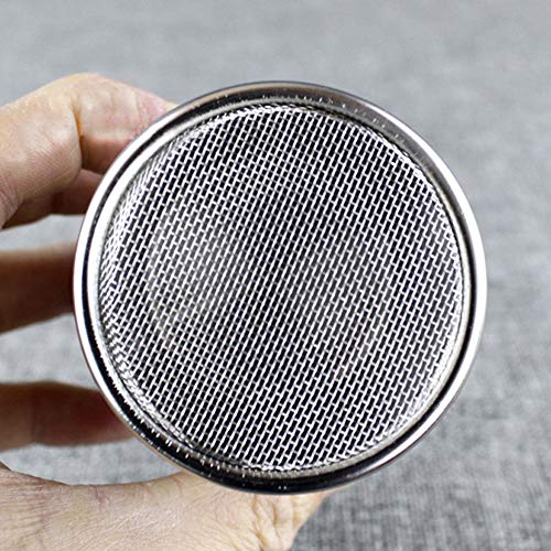 Stainless Steel Powder Sugar Shaker with Lid - Fine Mesh Sifter