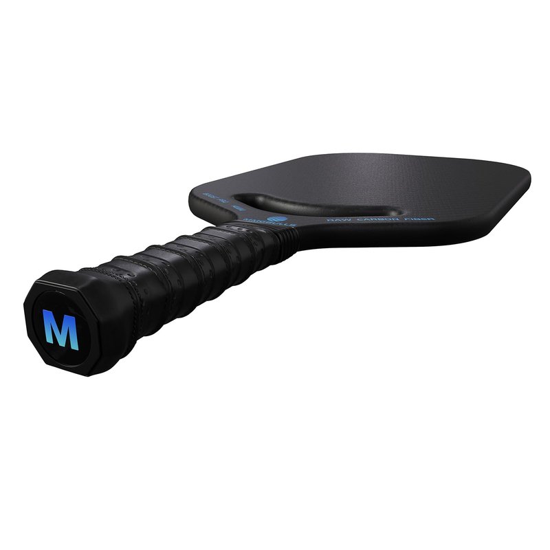 MMGBULLS Boost PRO Pickleball Paddle, 3K Raw Carbon Fiber, Foam Injected Walls, 14MM Polypropylene Honeycomb Core with Air Throat, Cushion Comfort Grip