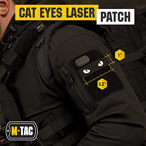 Glow in The Dark Cat Eyes Tactical Patch - Black - GITD