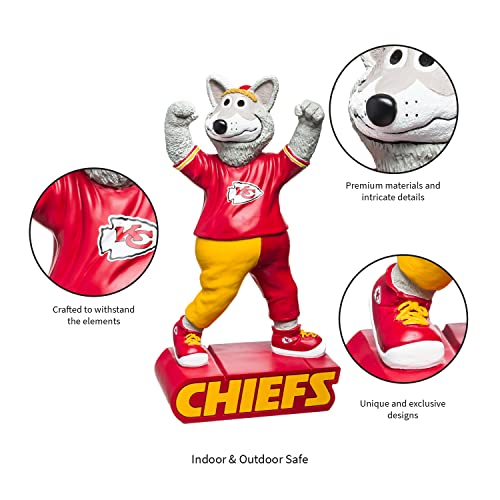 Kansas City Chiefs Mascot Garden Statue - Hand-Painted Polystone