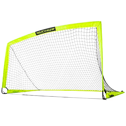 Franklin Sports Blackhawk 6.5' x 3.5' Portable Pop-Up Soccer Goal - Yellow, Indoor & Outdoor