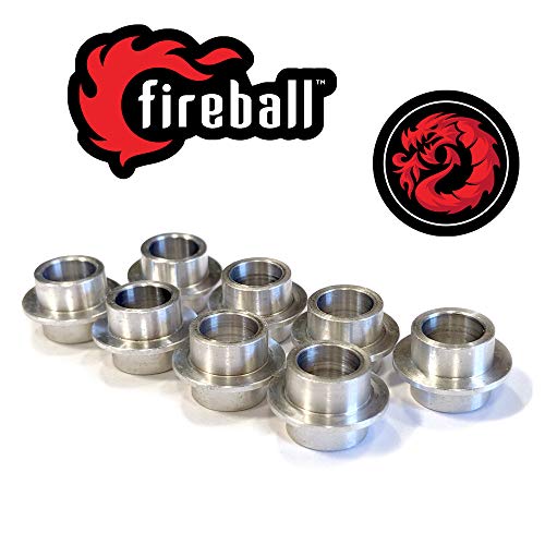 8mm Aluminum Inline Skate Bearing Spacers - 8 Pack Set