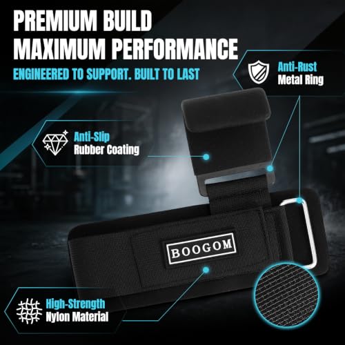 Weight Lifting Hooks with Wrist Straps (Pair) for Deadlifts, Pull