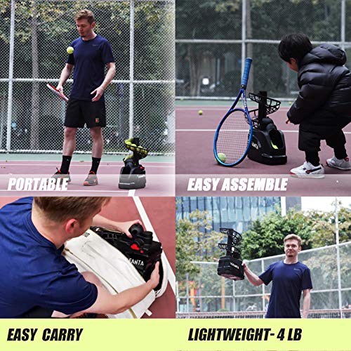 Portable Tennis Ball Tosser - Automatic Ball Launcher for All Ages