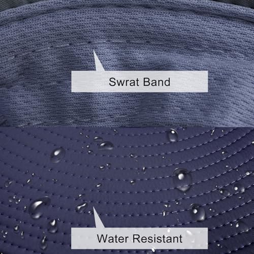 Rosoz Sun Hats for Men Women UPF 50+ Breathable Wide Brim Summer