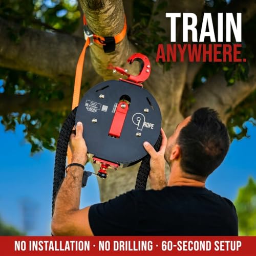 Endless Rope Trainer - Portable Pulley System for Strength Training