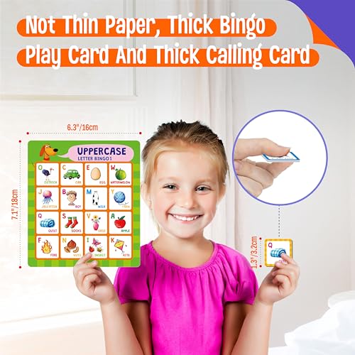 Alphabet Bingo Game - Educational ABC Letter Learning for Kids