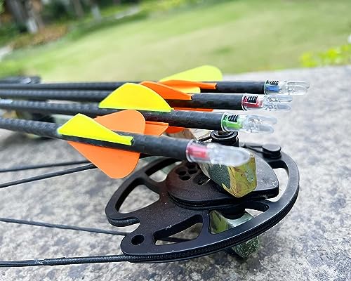 Lighted Arrow Nocks - 6PCS with ON/OFF Switch for Archery