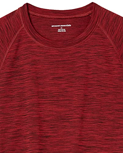 Men's Slim-Fit Quick-Dry UPF 50 Swim Tee - X-Small Red Heather