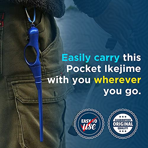 Xtrada IkeJime Fish Spike Kit - Small Stainless Steel Fish Killer with Carabiner for Trout & Mackerel