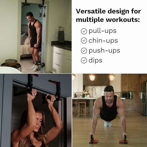 Adjustable Pull Up Bar for Doorway - 250 lbs Capacity Fitness Equipment