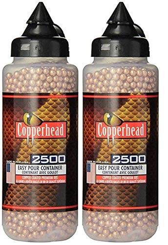 Copperhead BBs - 0.177 Caliber, 2500 Count Pack of 2