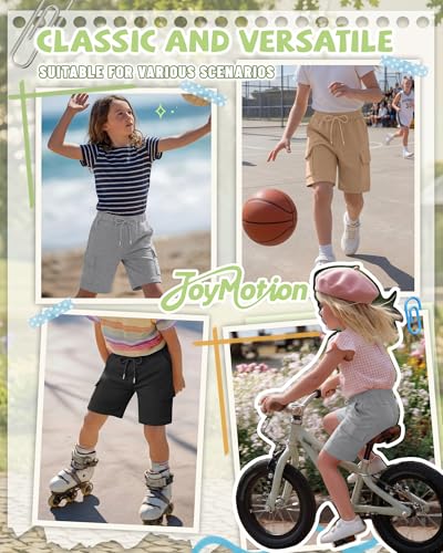 Girls' Cargo Bermuda Shorts - 3 Pack for Ages 5-14