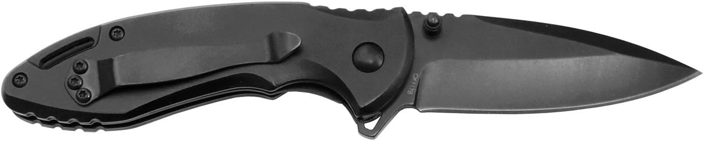 Smith & Wesson CK400 Folding Knife - 5.4in High Carbon Stainless Steel with 2.2in Drop Point Blade
