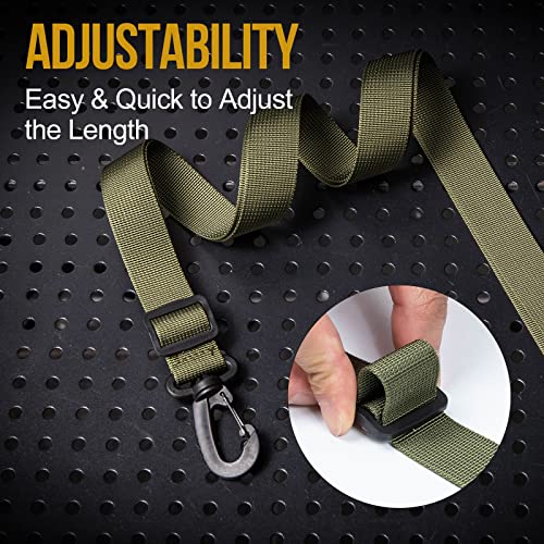 Adjustable Replacement Shoulder Strap for Messenger Bag - Green, 1 Pack