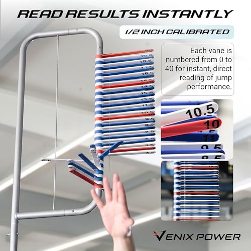 Vertical Jump Tester & Trainer - Telescopic Jump Pole for Basketball & Volleyball Training
