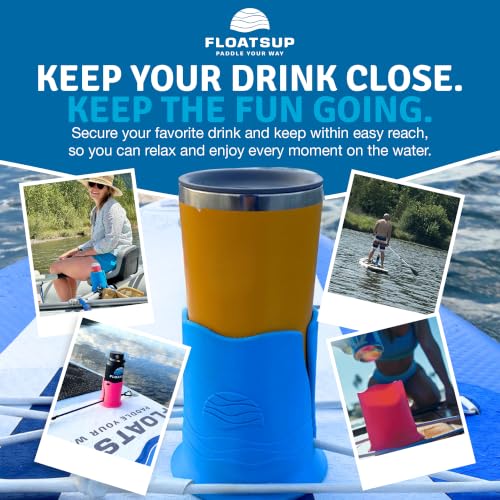 Paddle Board Cup Holder - Signature Blue, Fits Cans & Bottles