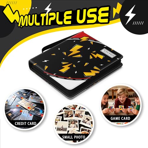 400 Pocket Trading Card Binder with Removable Sleeves - Black