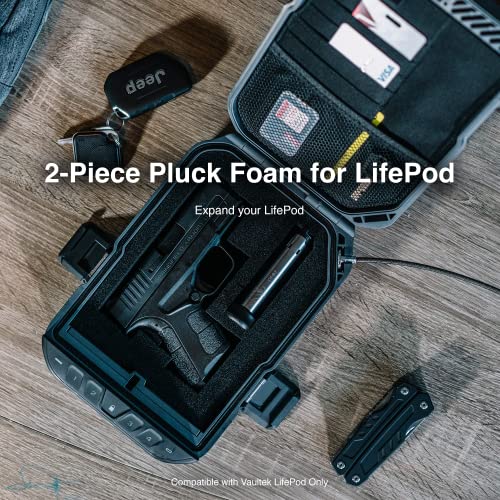 Secure Weatherproof Travel Case with Pluck Foam - 2 Pieces