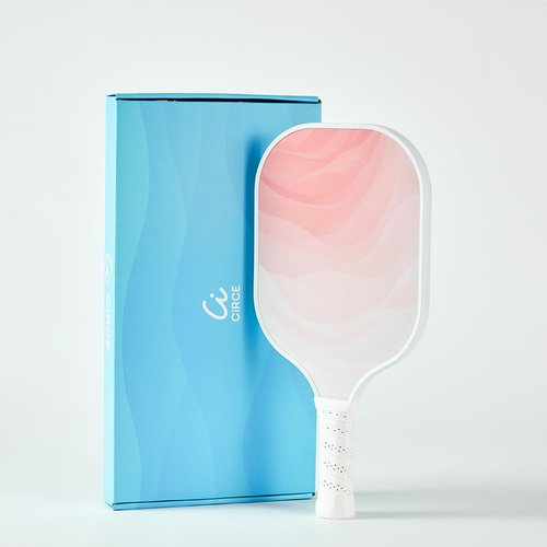 CIRCE Cielo Pickleball Paddle - Blush | G2 Reinforced Fiberglass Surface with 13mm Reactive Honeycomb Core | 8oz, Beginner Paddle for Consistency & Control | Ergonomic Handle | USAP Approved