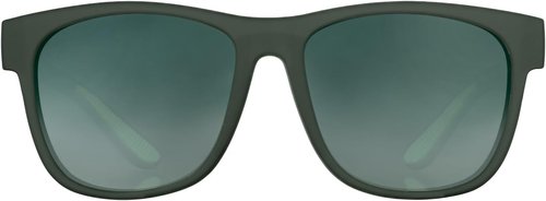 Goodr Mint Julep Electroshocks Polarized Sunglasses - Large Size, Dark Green Frame & Gradient Lenses, UV400 Protection