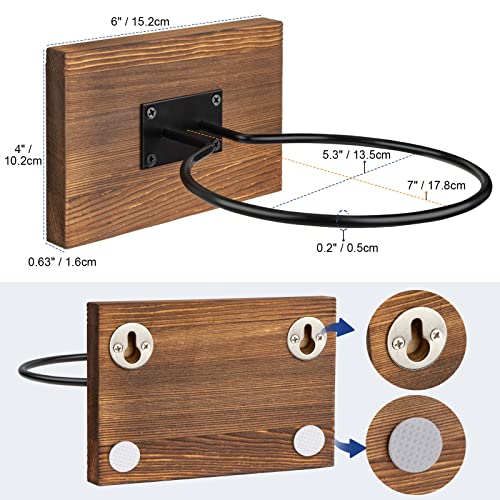 Wall-Mounted Ball Holder for Basketball, Football, Soccer, Volleyball