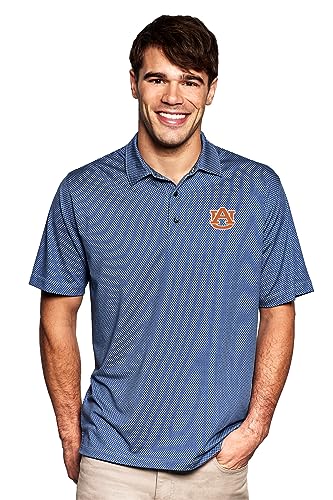 Auburn Tigers Men's Moisture-Wicking Stretch Fit Polo - Large