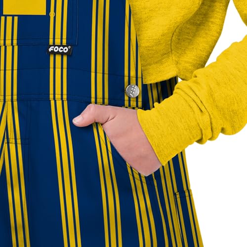 NCAA Women's Bib Overalls with Team Logo - Michigan Wolverines, Medium
