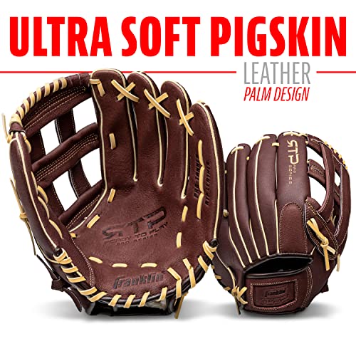 Franklin Sports RTP Pro 13" H-Web Baseball Glove Brown - Outfield