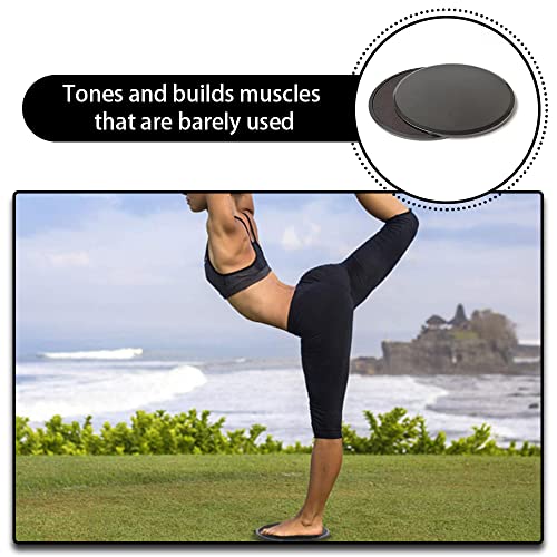 Core Workout Sliders - Double-Sided Gliding Discs for Home Fitness