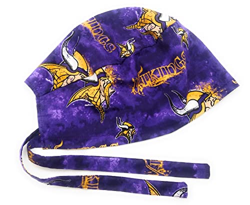 Cotton Scrub Hat - Multi-Color Sports Team Themes