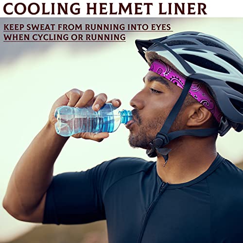Retisee Cooling Skull Caps 30 Pack - Breathable Helmet Liners for Cycling & Outdoor Activities
