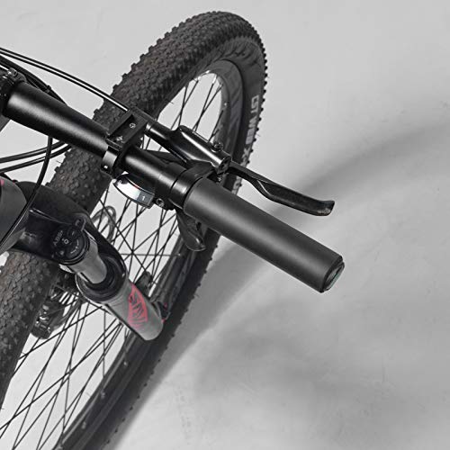 Foam Bike Handle Grips - Comfortable Shock Absorption - Black