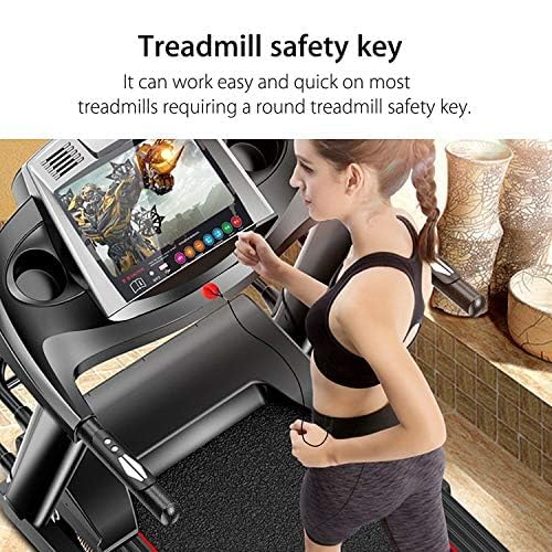 Universal Treadmill Safety Key with Magnetic Clip for Most Models