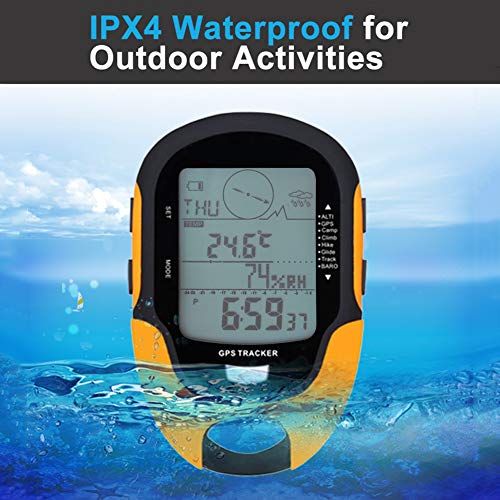 Multifunction Waterproof Handheld GPS Navigator with Torch
