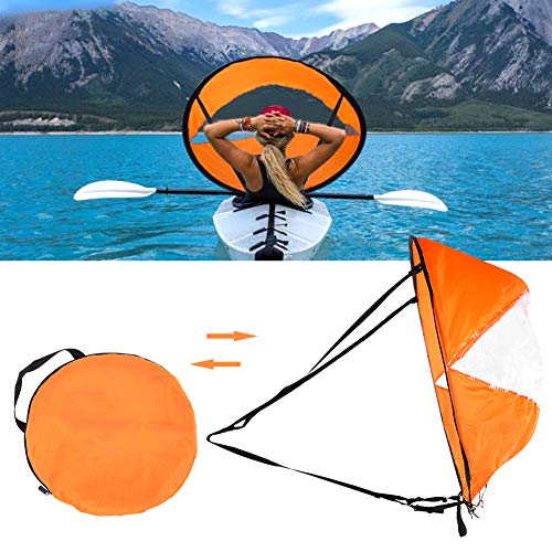 15-Inch Foldable Kayak Sail Kit with Clear Window