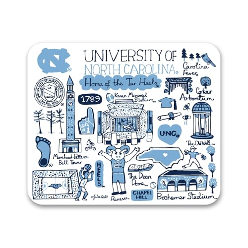 University of North Carolina Mouse Pad - Fabric, 8.5L x 7W inches