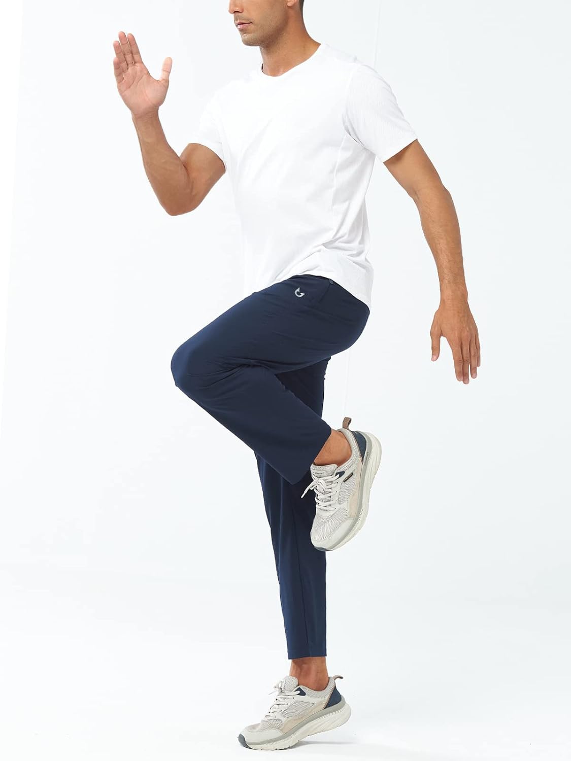 NORTHYARD Men's Athletic Joggers - Lightweight Running Pants with Zipper Pockets | Casual Gym Wear