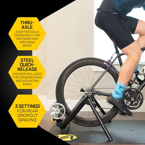 Fluid2 Indoor Bike Trainer - Smart Equipped for Road & Mountain Bikes