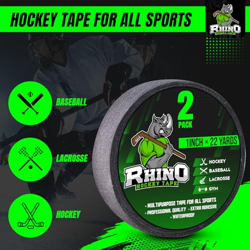 Hockey Grip Tape - Black 2 Pack - Versatile Sports Tape
