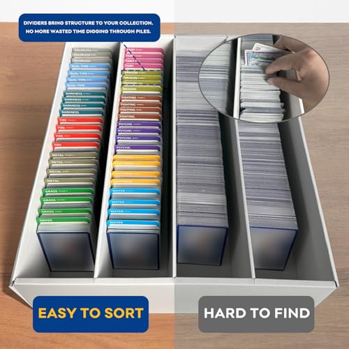 Trading Card Dividers - 54 Pieces for Effective Storage